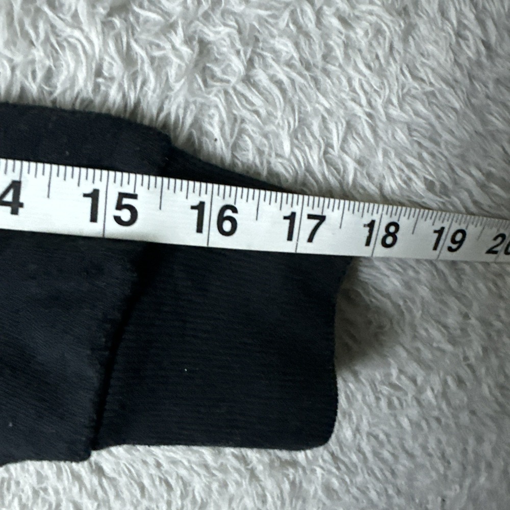 Victorias Secret Womens M Black Cropped Hoodie Pullover‎ Sweatshirt Cotton Blend - Picture 7 of 10